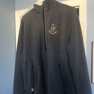Delta Delta Delta 3/4 Zip Sweatshirt